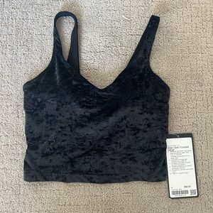 NWT Lululemon Special Edition Crushed Velvet Align Tank Size 4